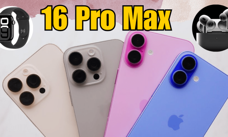 iPhone 16, iPhone 16 Pro Max, Apple Watch Series 10 & Apple AirPod 4